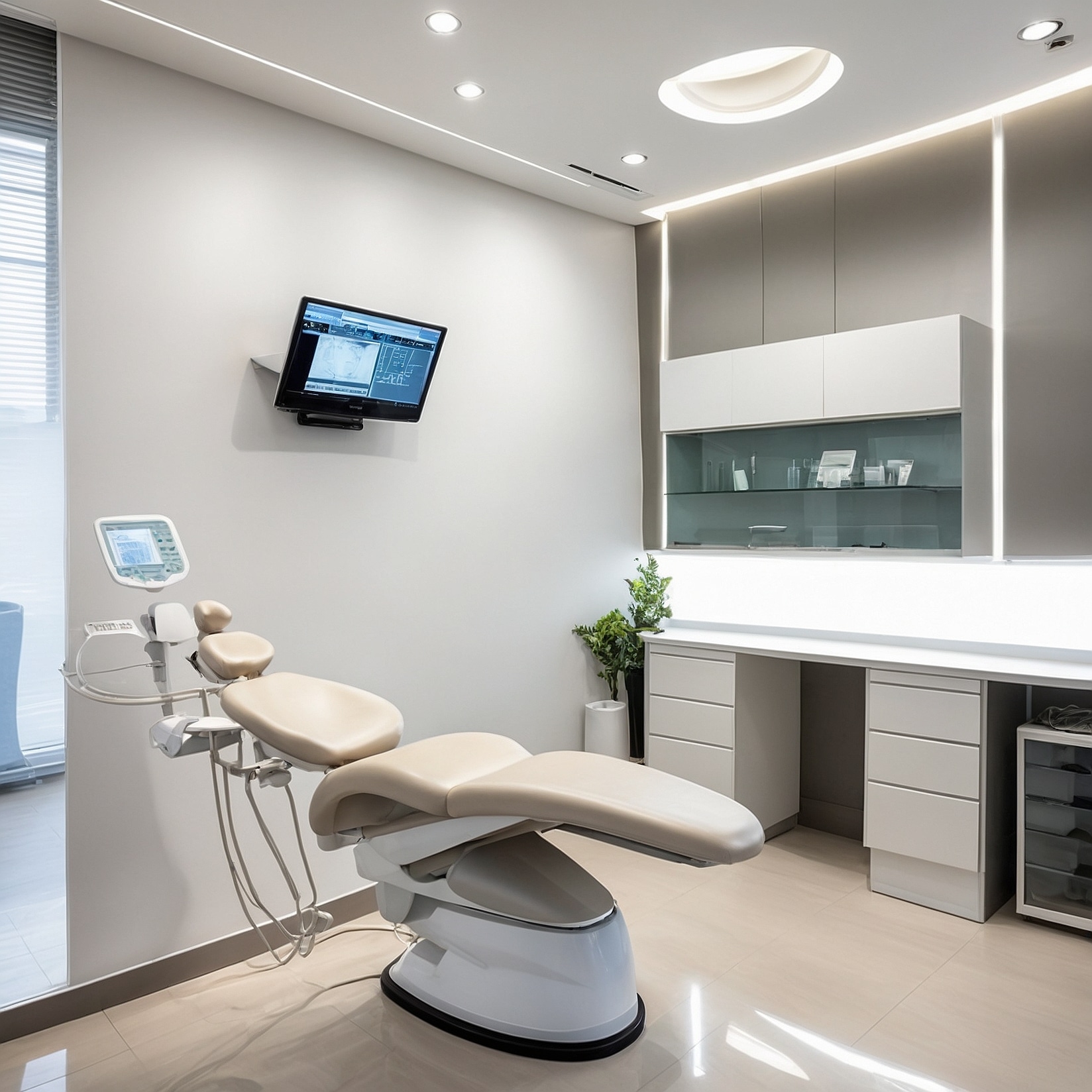 Procedimiento de prostodoncia avanzada en clínica dental